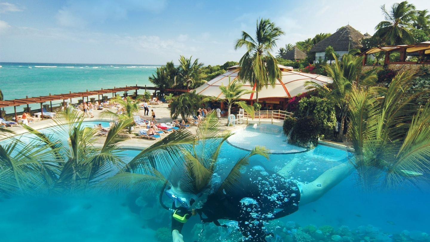 3 Nights Leopard Beach Resort & 2 Diani Dive Trips (4 Dives)