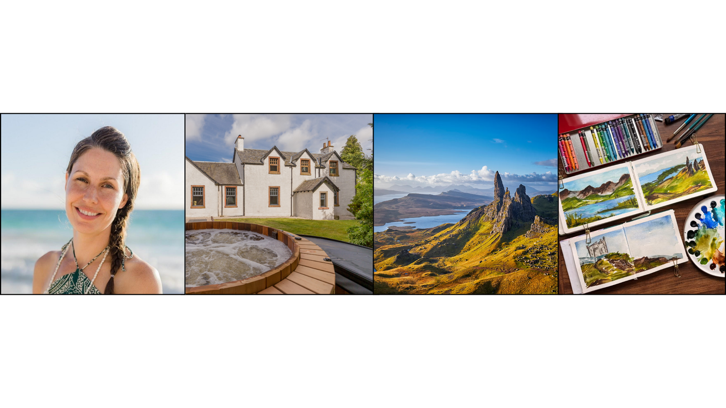 A Kosher Watercolour and Mixed Media Painting Retreat in Scotland