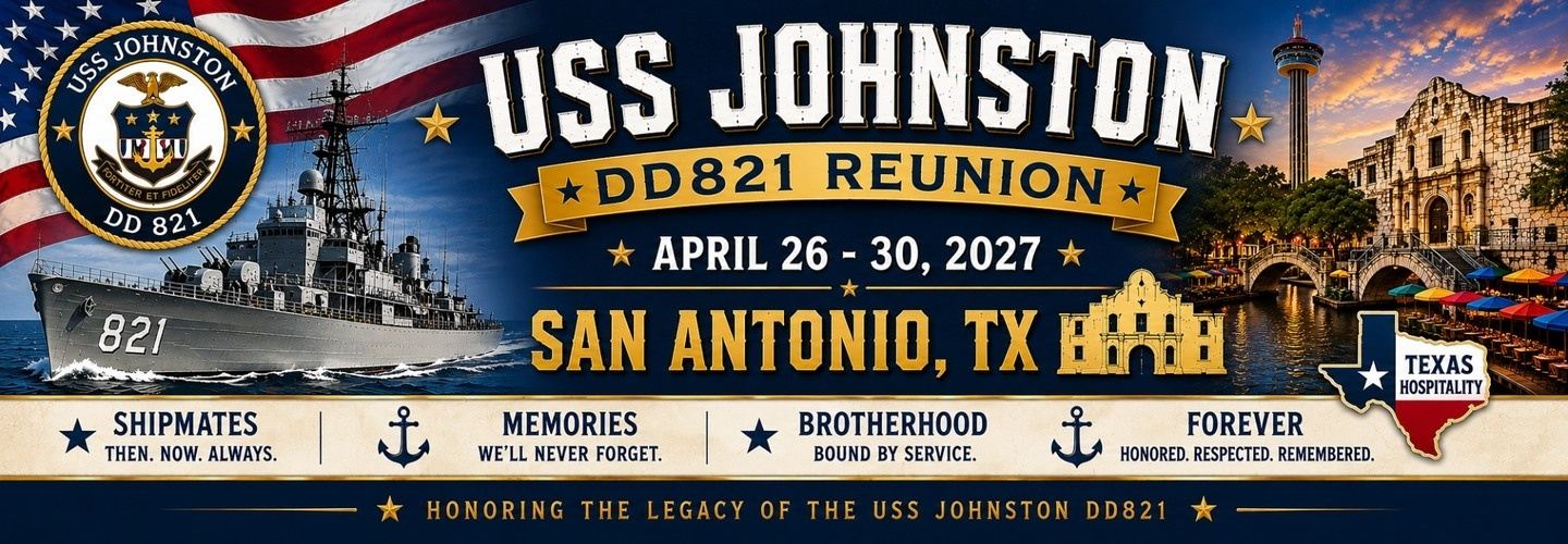 USS Johnston DD821