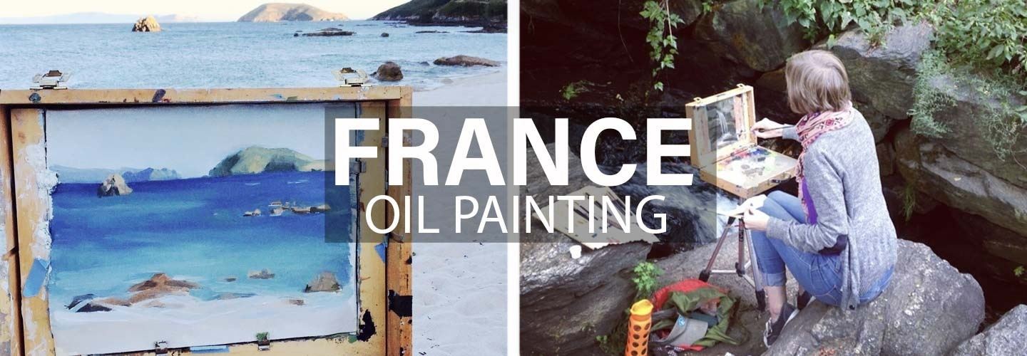 South of France - Seascapes and landscapes in Oils
