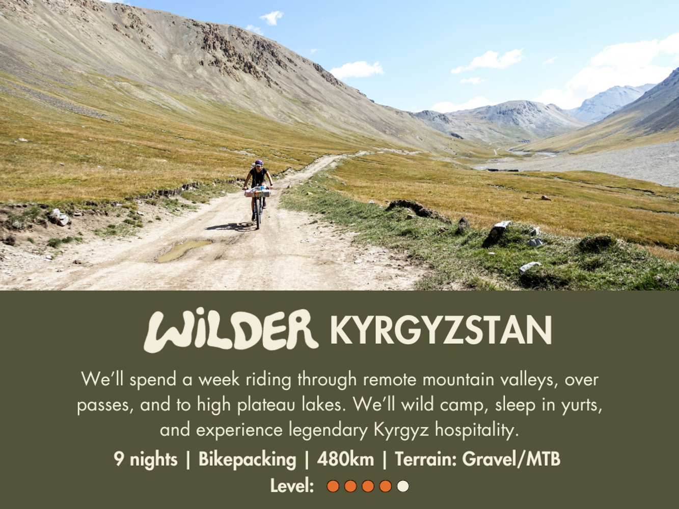 Kyrgyzstan WILDER Bikepacking
