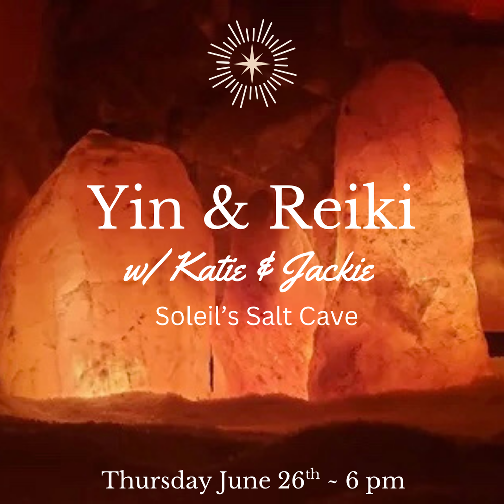 Yin & Reiki at Soleil’s Salt Cave ~ 6/26 • 6 pm in Exeter, NH 03833, USA