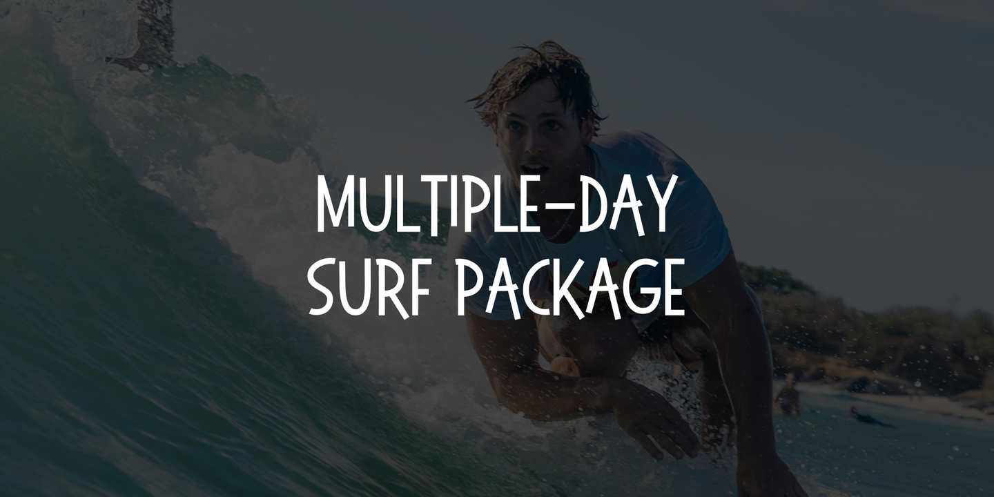 DEPOSIT Multiple-Day Surf Package Marea Surf School