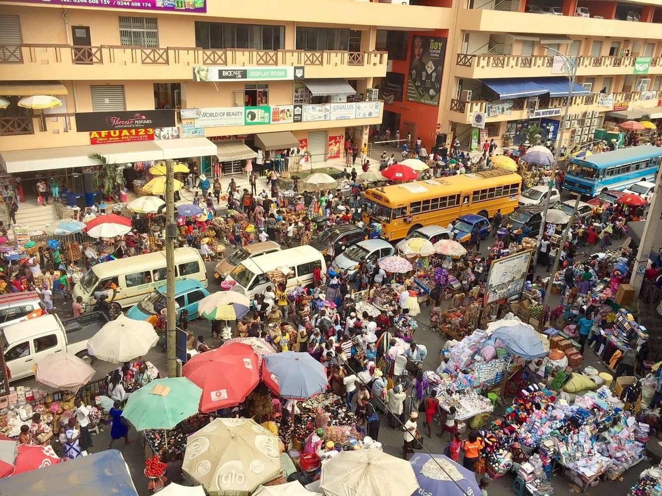 Makola Market Walking Shopping Tour