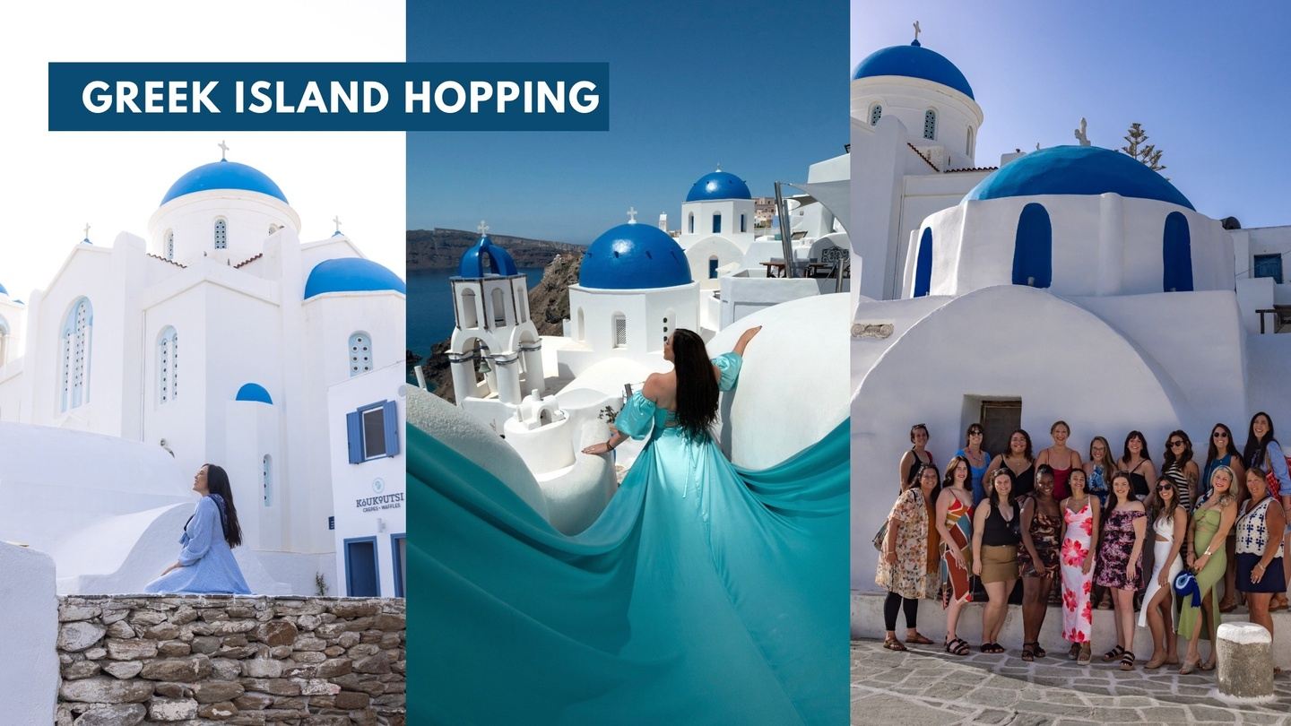 Greek Island Hopping: Santorini, Mykonos, Ios, Hydra, Athens & more!