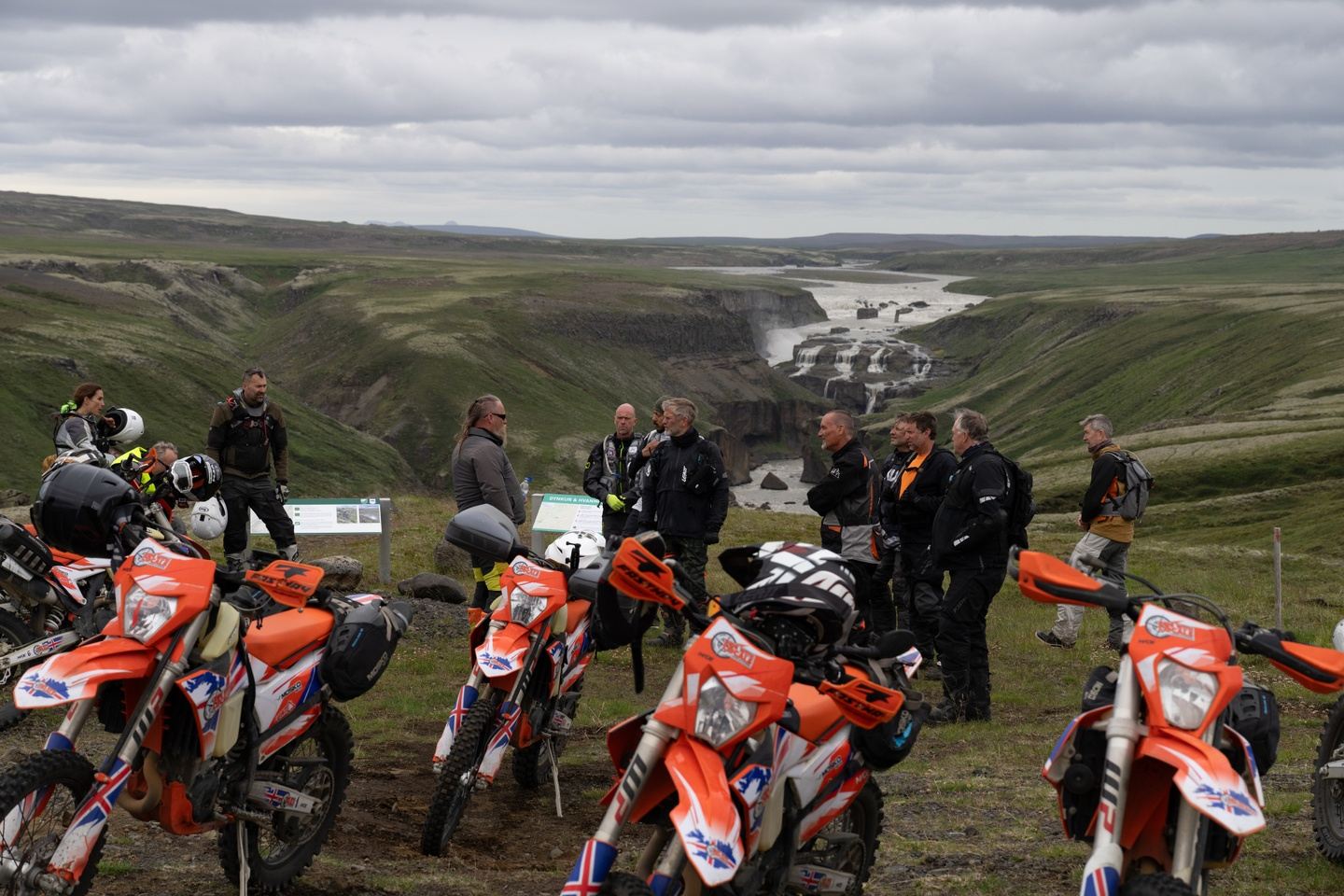 6 day Enduro Motorcycle Adventure through Iceland