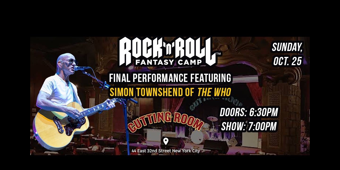 Rock 'n' Roll Fantasy Camp Performance Featuring Simon Townshend