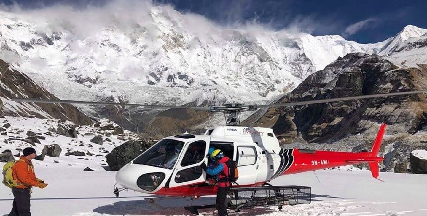 Annapurna Base Camp trek return by Helicopter