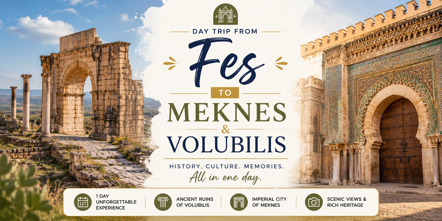 ✅ Meknes Volubilis and Moulay Idriss Day Trip