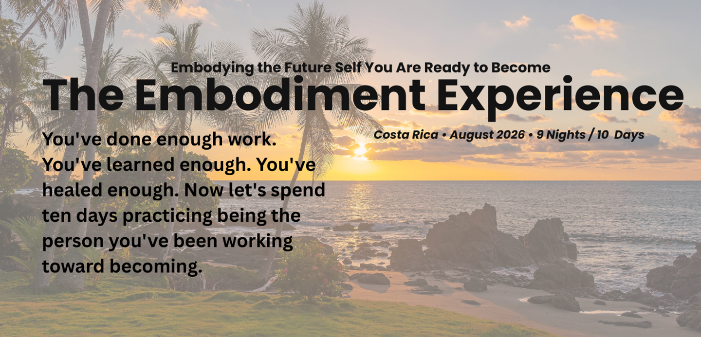 The Embodiment Experience- August 2026