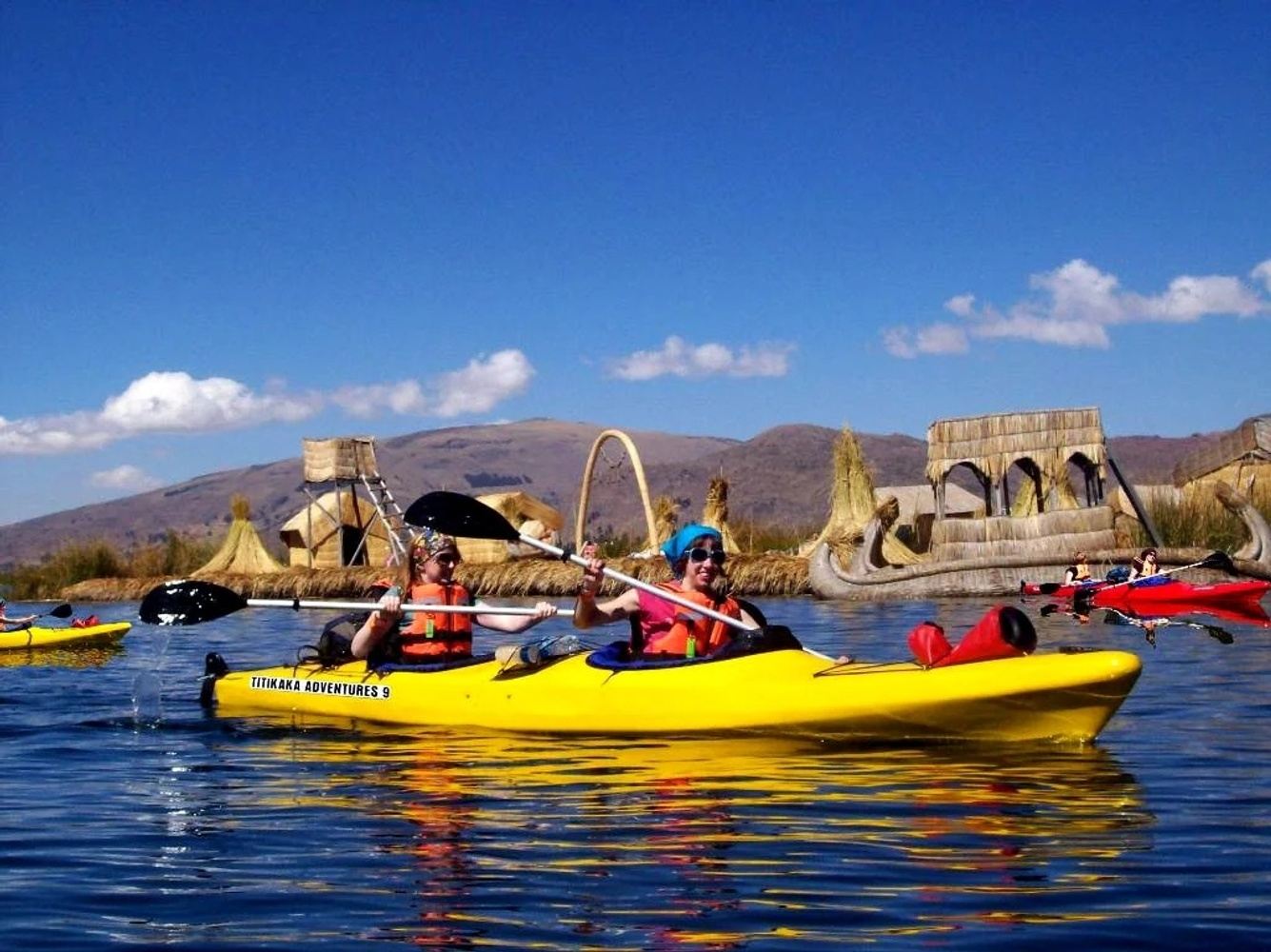 Kayaking on Lake Titicaca and the Uros Floating Islands