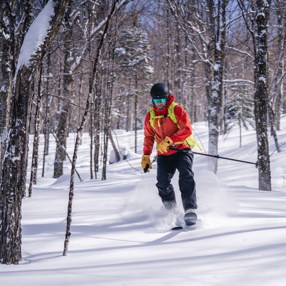 Journée guidée de ski hors-piste.