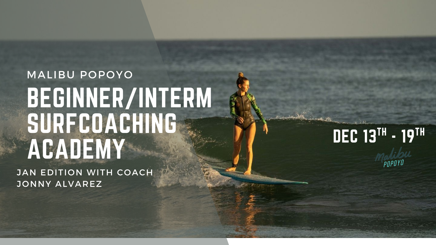 Beginner - Intermediate Surf coaching week w coach Jonny