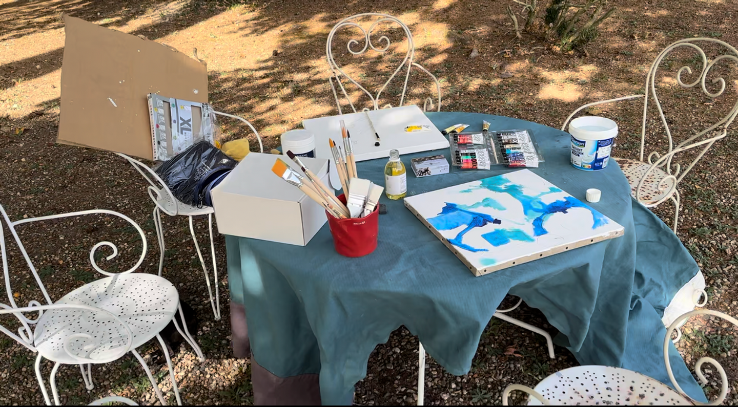 The Spring Atelier: Come Make Art With Me at Château de Borie