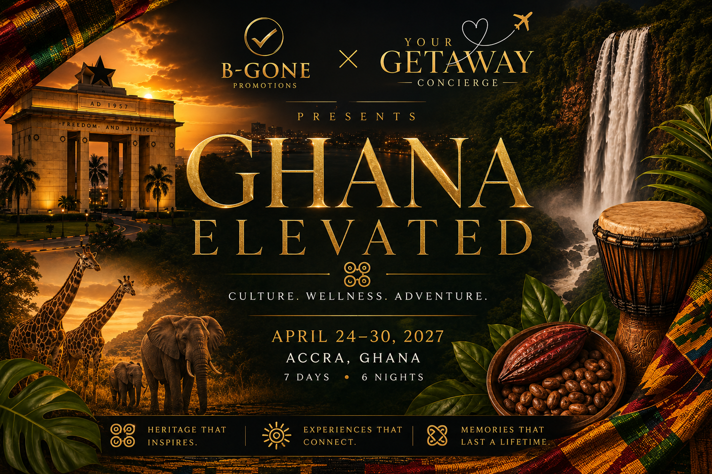 Ghana Elevated: Culture, Wellness & Adventure
