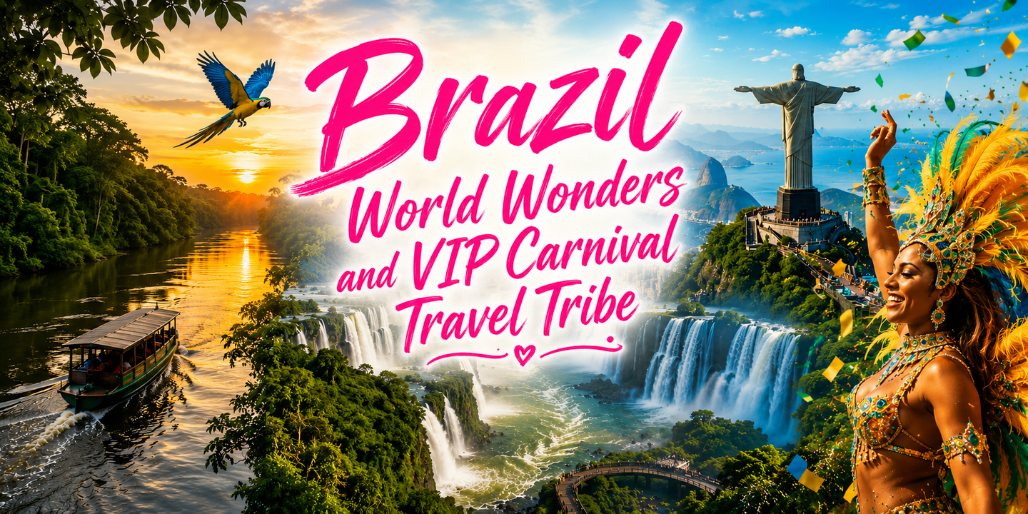 BRAZIL World Wonders and VIP Carnival Travel Tribe