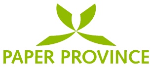 Paper Province logotyp grön för tryck i eps-format