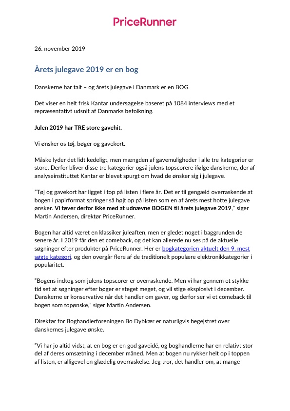 Årets Julegave 2019