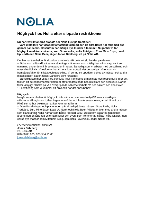 Pressmeddelande som wordfil