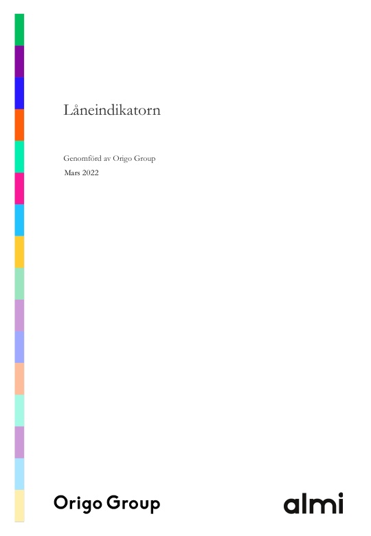 Almis rapport låneindikatorn 2022 Q1