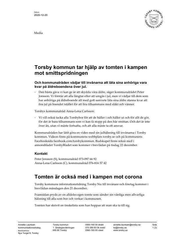 Pressmeddelande i pdf-format.