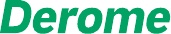Grön logotyp tryck Derome