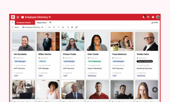 Simplify employee management using this employee directory template
 Templates