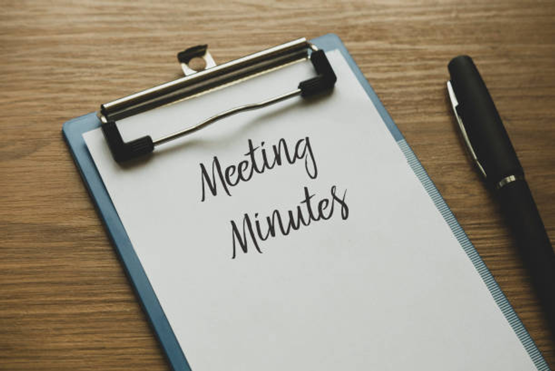 Minutes of the Meeting template for tracking agendas, decisions, and action items in Stackby Templates