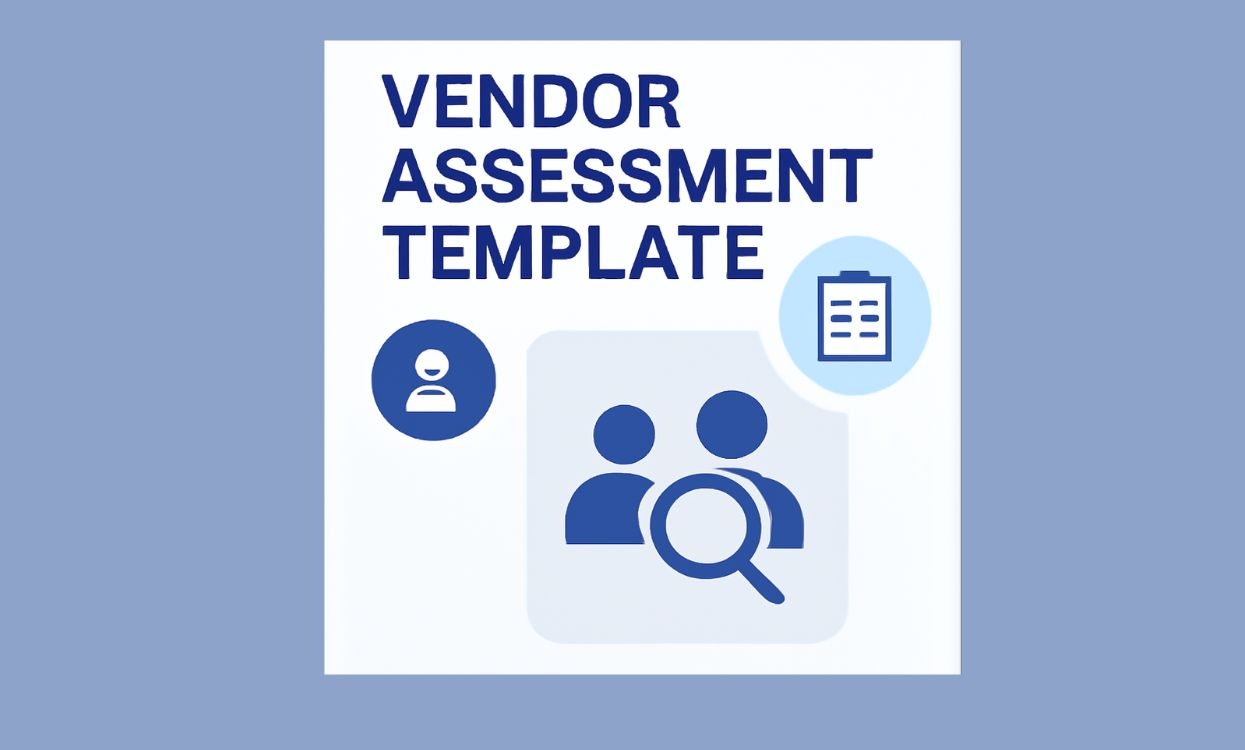 Template showing vendor ratings, performance metrics, and evaluation criteria Templates