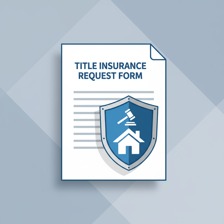 Title Insurance Request Form Template – Request, Approve, and Track Property Title Insurance Templates