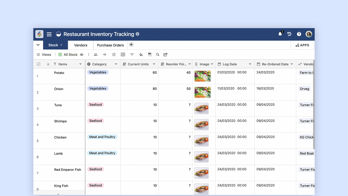 Use a free restaurant inventory tracking template for efficient functioning. Templates