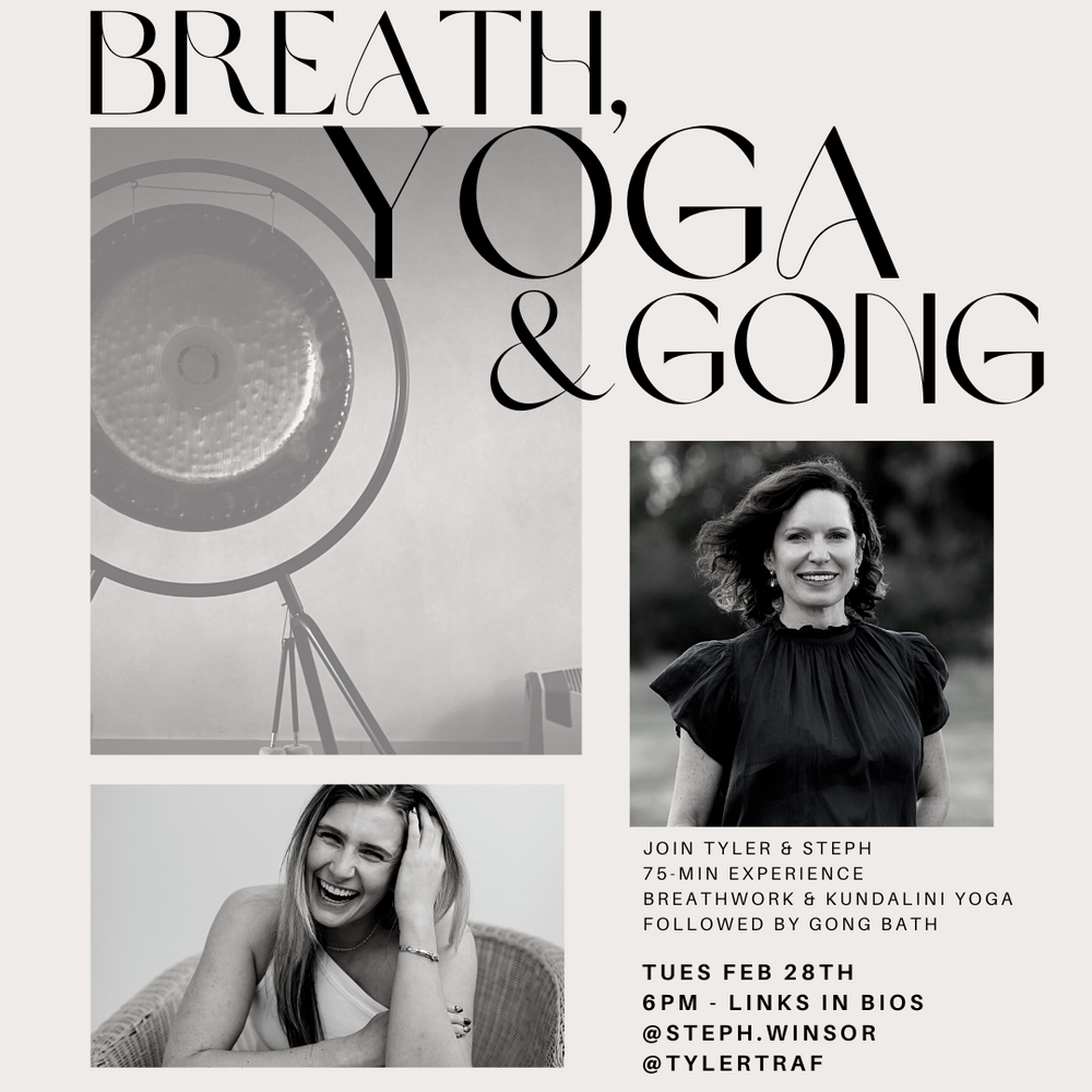 Breathwork, Yoga & Gong Bath w/ Tyler + Steph