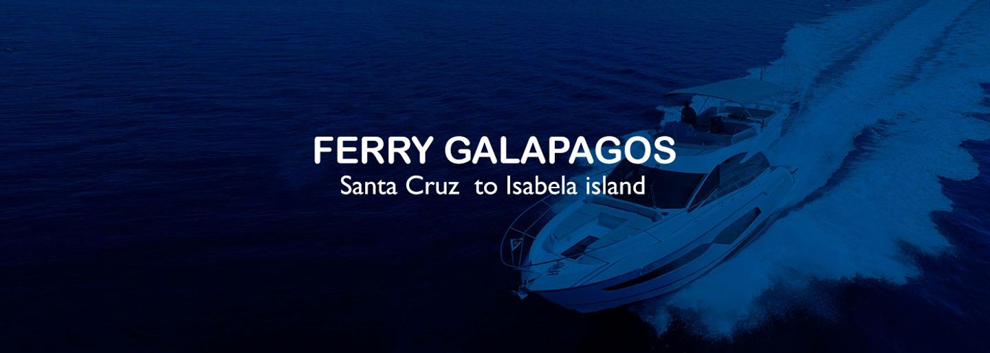 Ferry Santa Cruz to Isabela 07 00 in Isabela island