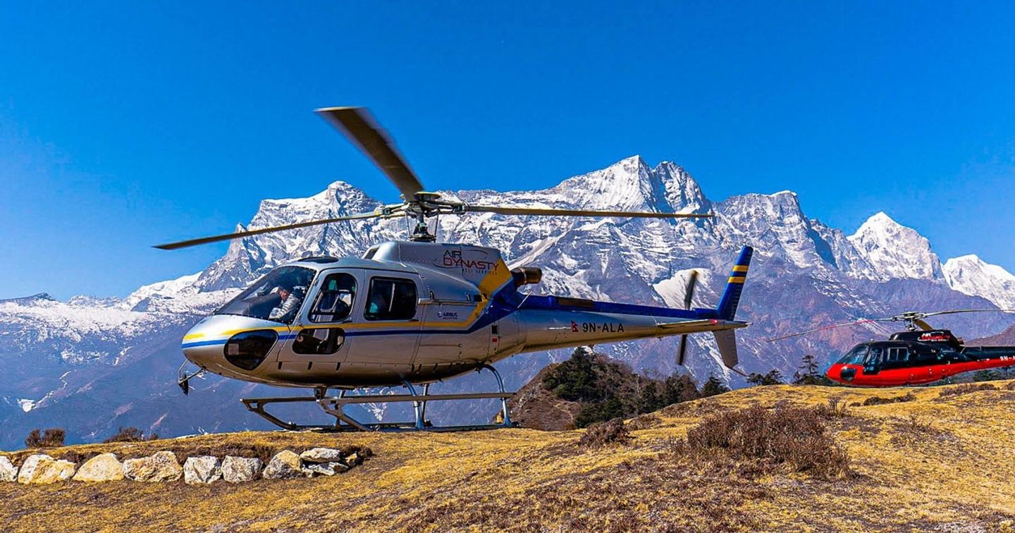 Hotel Everest View to Kathmandu Helicopter Flight