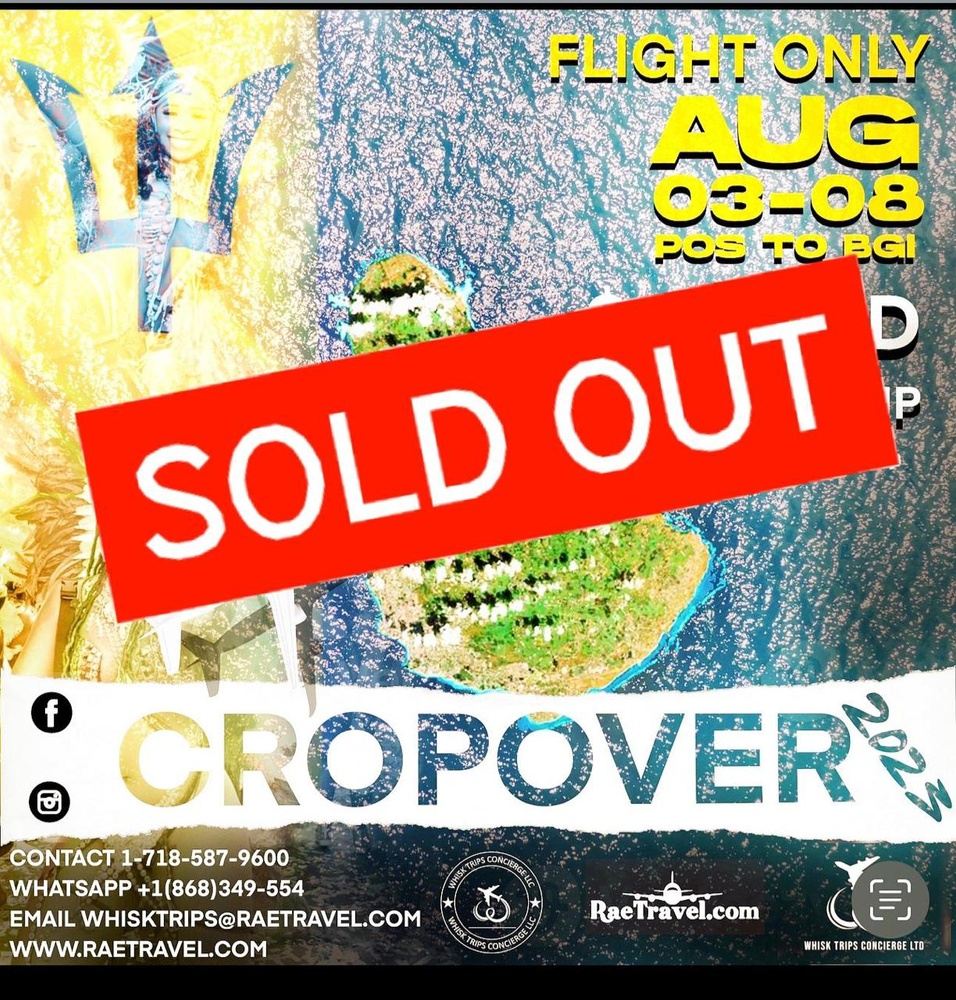 Cropover Pos to Bgi Flight only