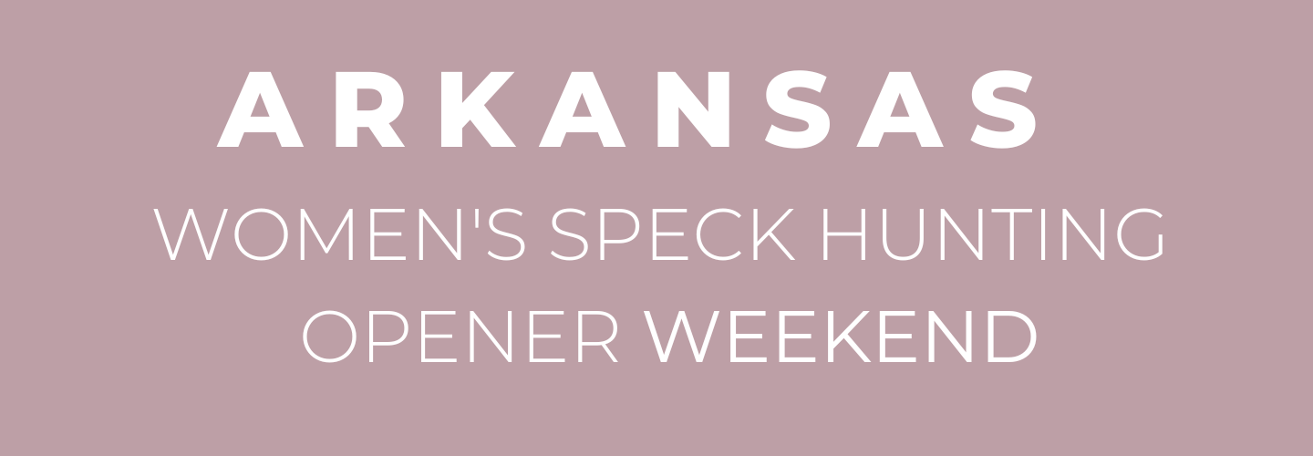 ARKANSAS SPECK OPENER | NOV 1-3, 2024