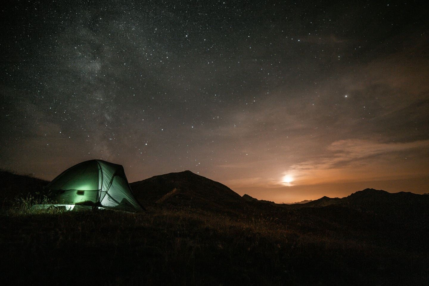 Campamento y caminata nocturna