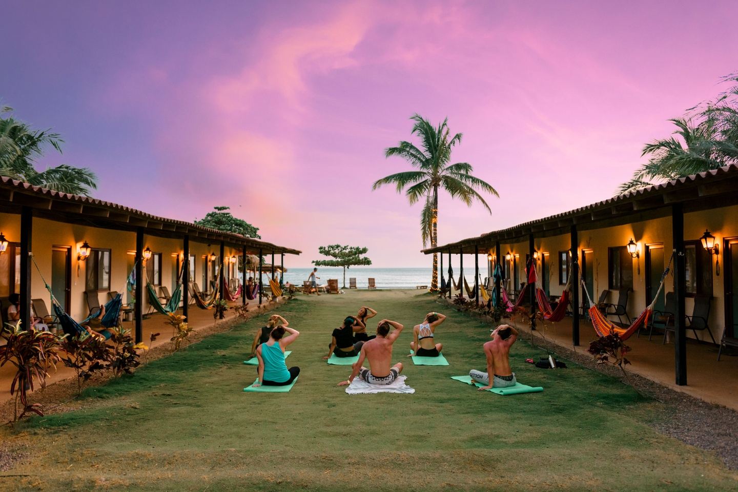 Yoga Surf Retreat in Panama in Playa Venao, Panama