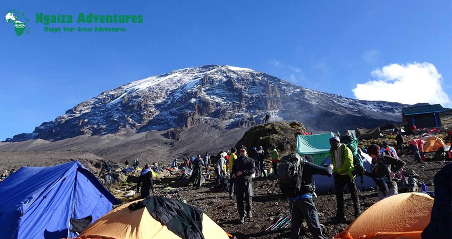 Mount Kilimanjaro hiking via Machame route