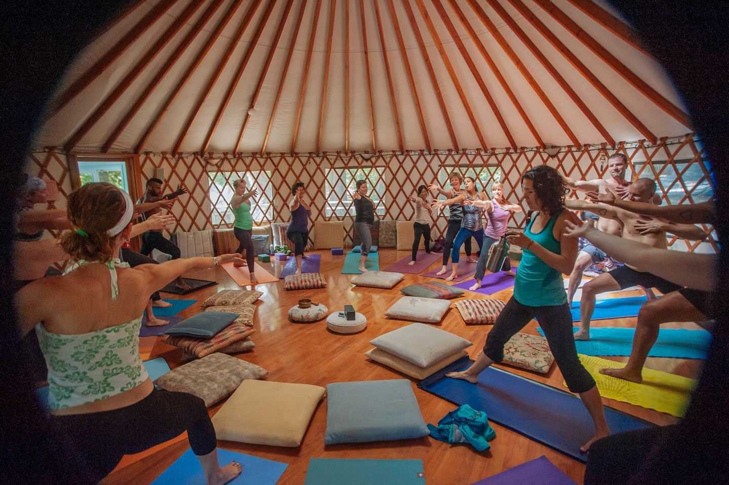 YOGA CAMP Retreat at Camp Double Bear near Santa Cruz in