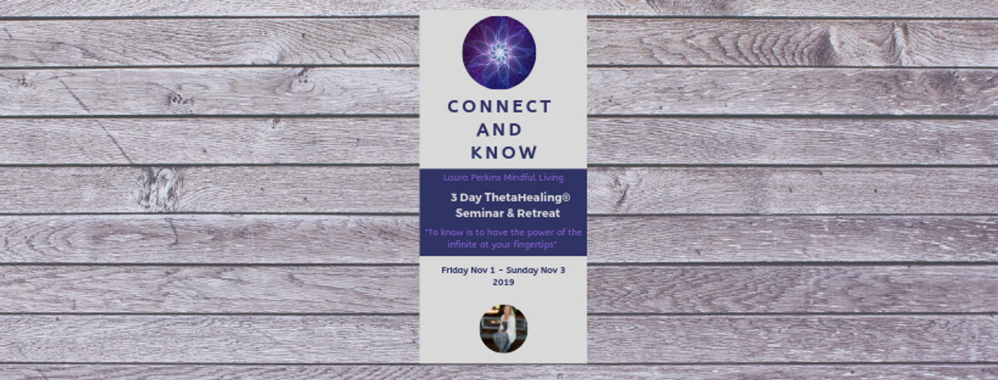 Connect and Know 3 Day ThetaHealing® Seminar & Retreat