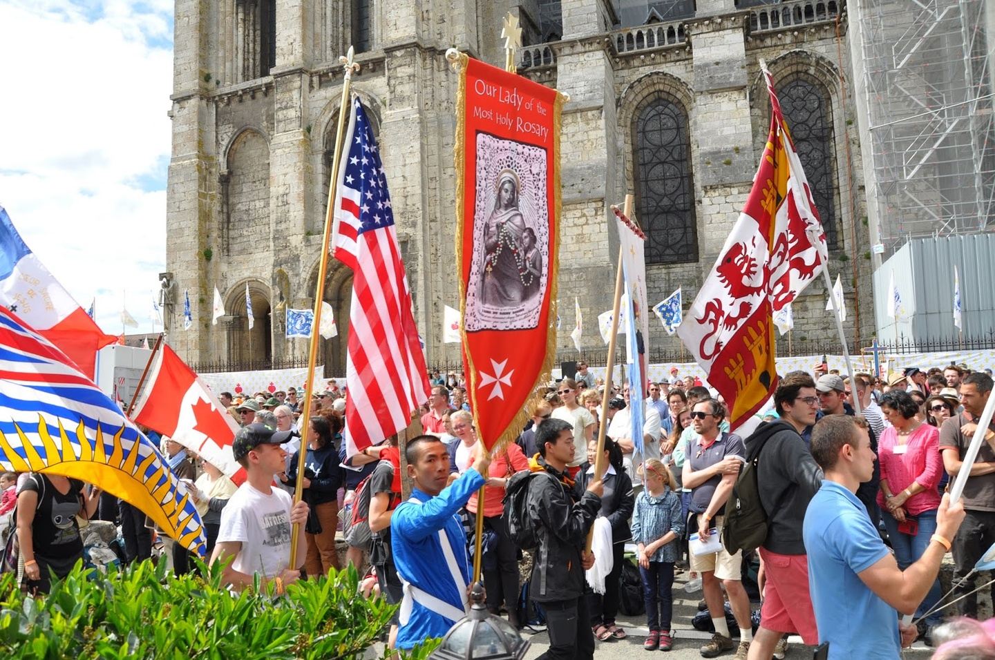 Chartres Pilgrimage 2024 - Our Lady of the Most Holy Rosary Chapter