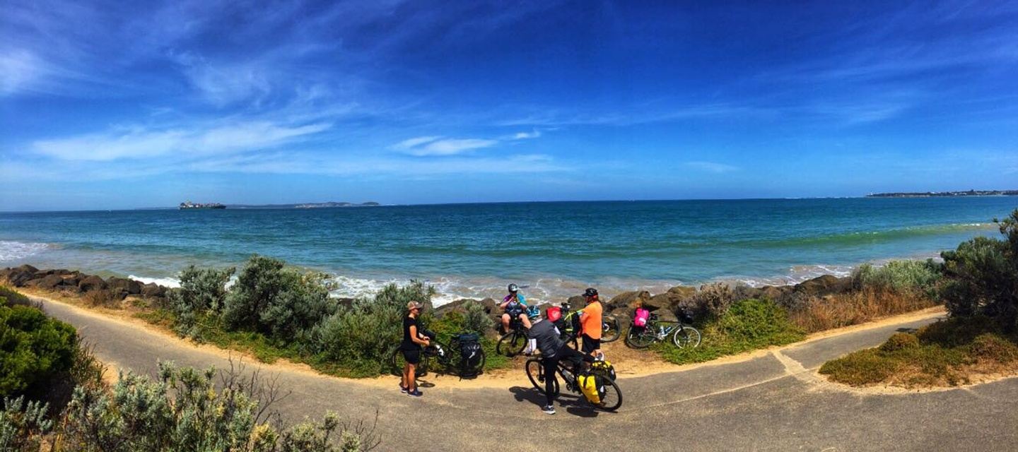 Beginner Bike Touring Bellarine Rail Trail Overnighter in Queenscliff