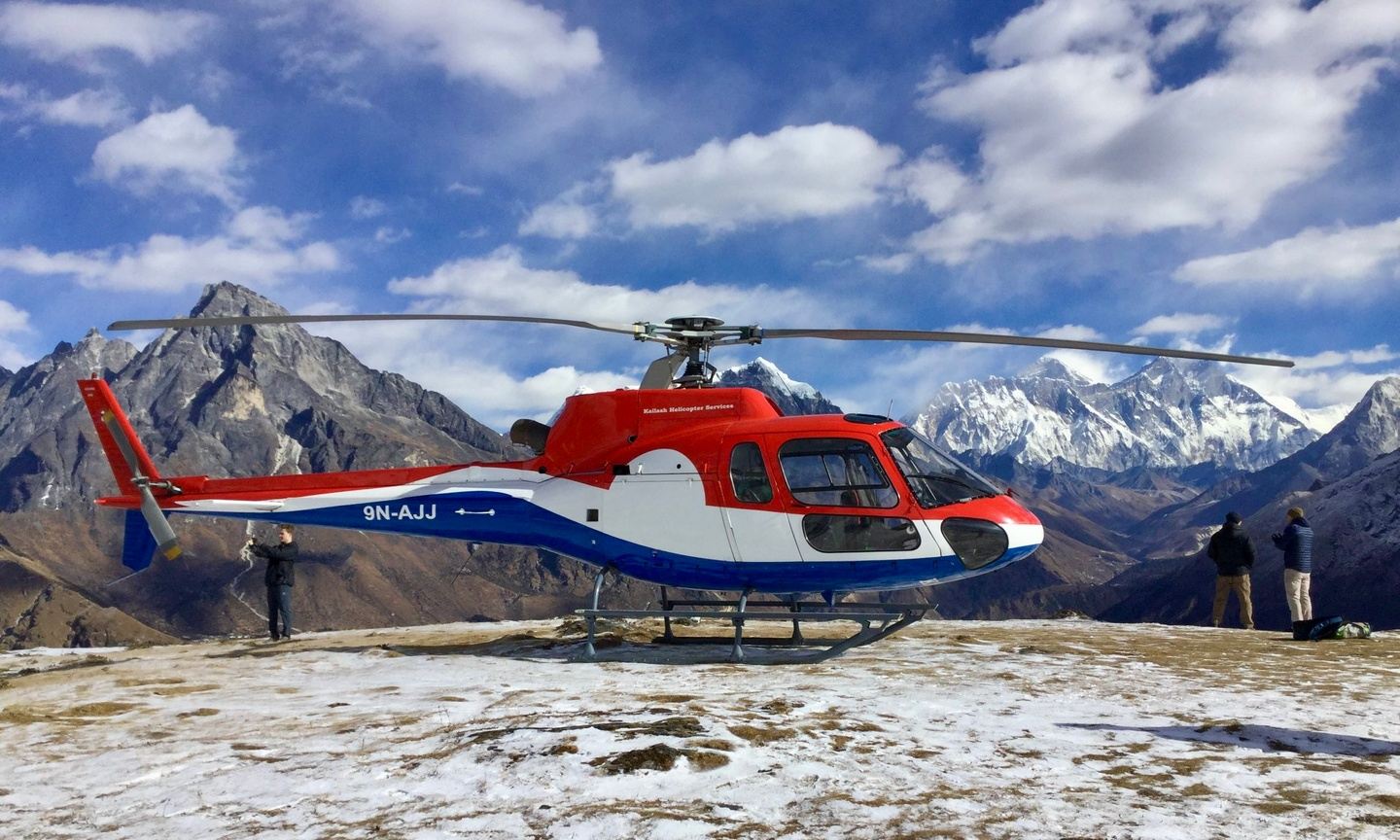 Luxury Everest Base Camp Trek with Helicopter flight from Kalapatthar