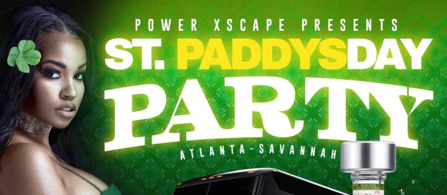 Power Xscape Presents St. Paddy's Day Party bus to Savannah