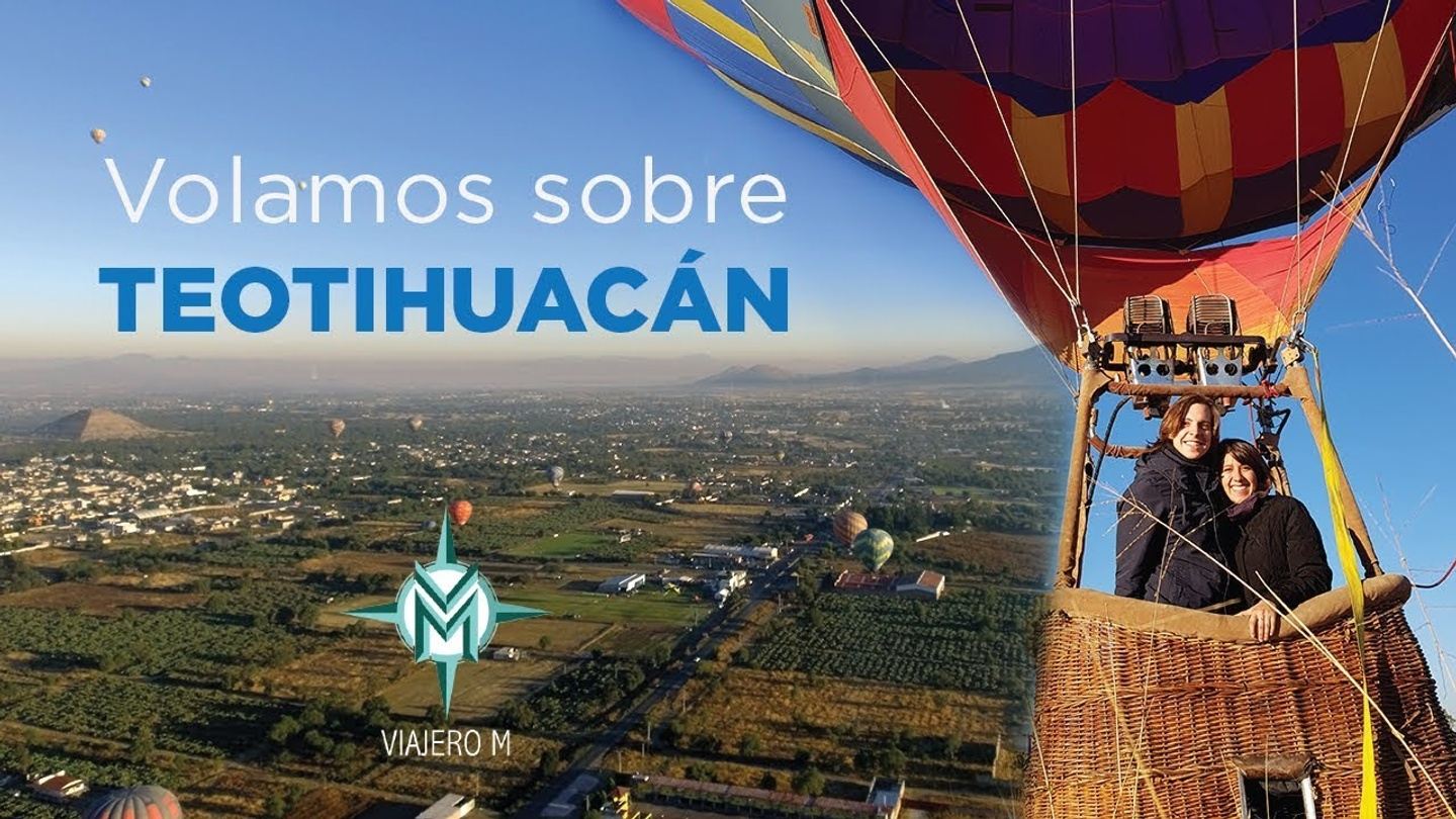 Teotihuacan con vuelo en globo