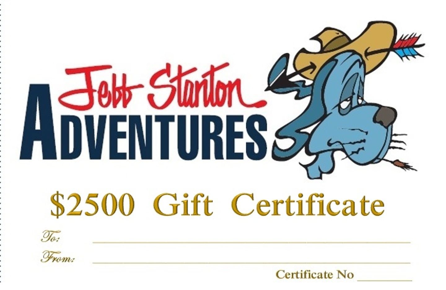 $2,500 Gift Certificate
