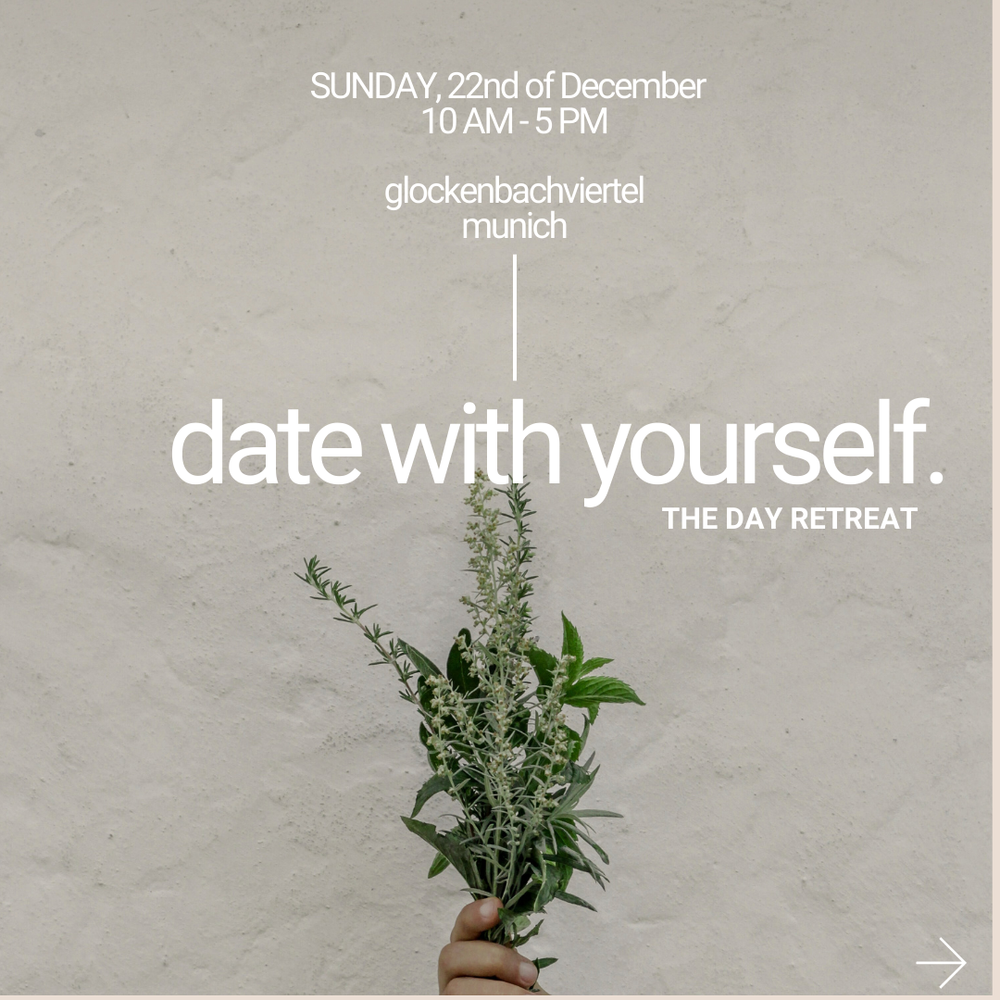 date with yourself. THE YOGA DAY RETREAT. Ayurveda & cacao ceremony