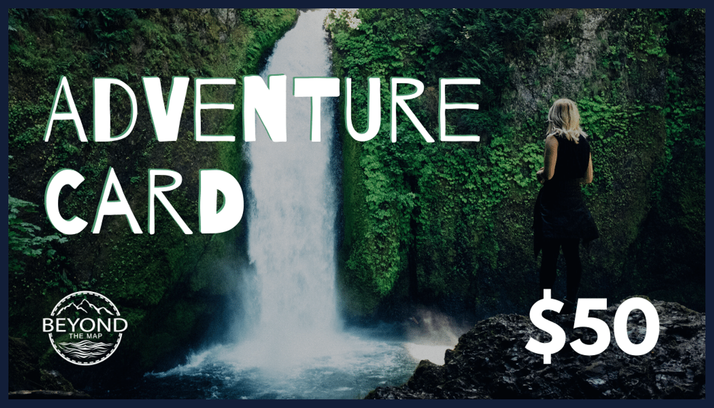 Adventure gift card