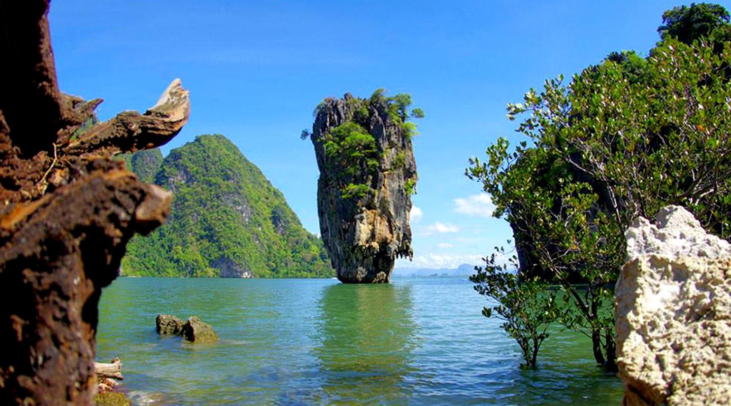 Phang Nga Bay Sea Cave Canoeing and James Bond Island Day Tour